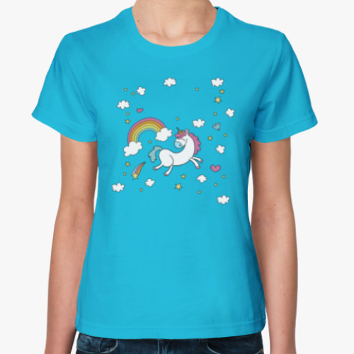 Женская футболка Cloud Unicorn