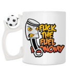 Кружка с футбольным мячиком