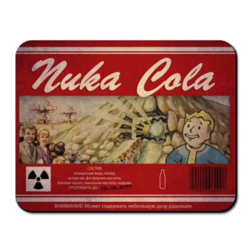 Коврик для мыши с принтом Ядер-кола