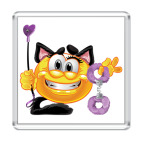 Магнит 6.5 x 6.5 см   Смайл