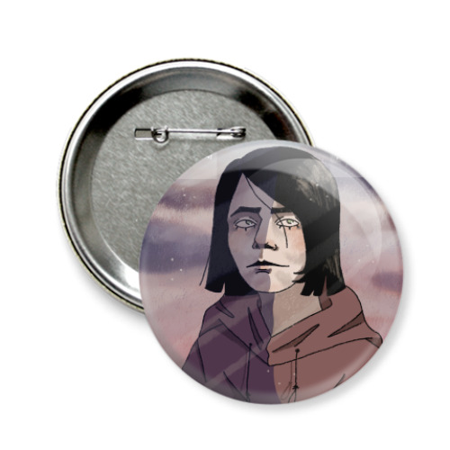 Значок 58мм с принтом Джерард Уэй