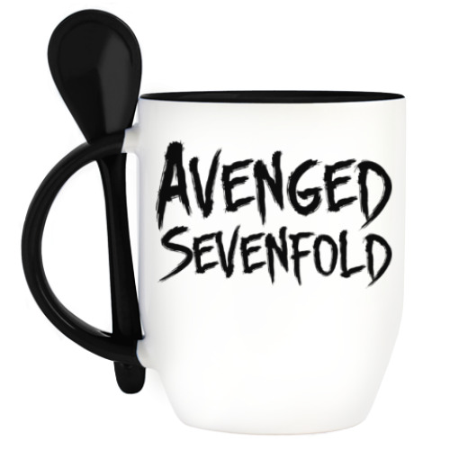 Кружка с ложкой Avenged Sevenfold