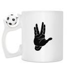Кружка с футбольным мячиком