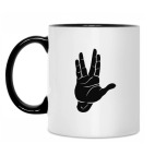 Кружка двухцветная