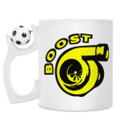 Кружка с футбольным мячиком
