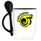 Кружка с ложкой