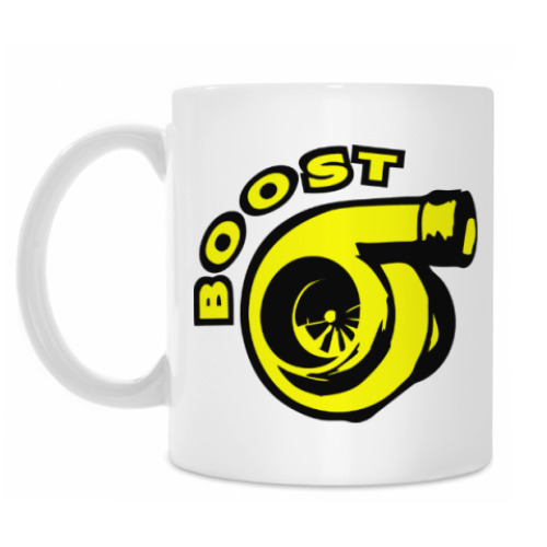 Кружка с принтом Boost