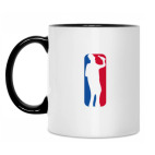 Кружка двухцветная