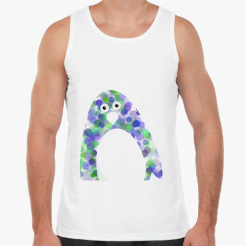 Майка с принтом  пингвин