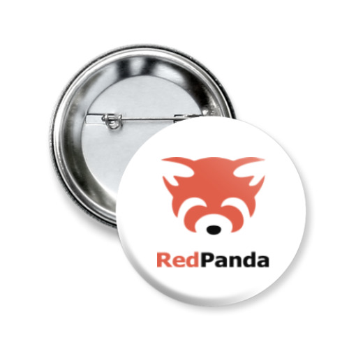 Значок 50мм Red Panda