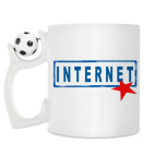 Кружка с футбольным мячиком