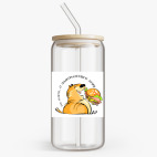 Банка с бамбуковой крышкой