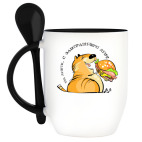 Кружка с ложкой