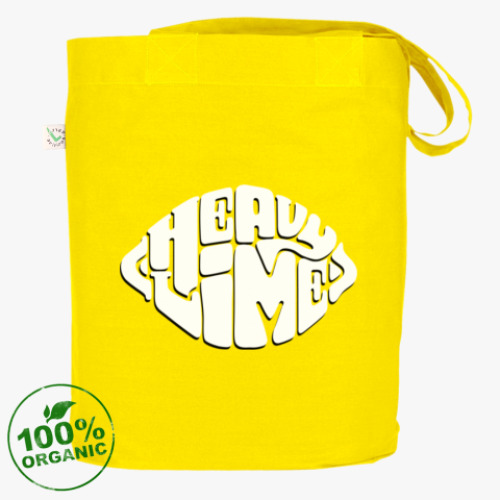 Сумка шоппер с принтом Heavy Lime