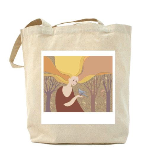 Сумка шоппер с принтом Примавера