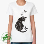 Женская футболка органик