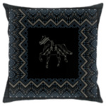 Этнический дизайн с лошадью