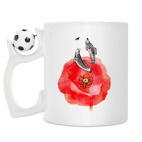 Кружка с футбольным мячиком