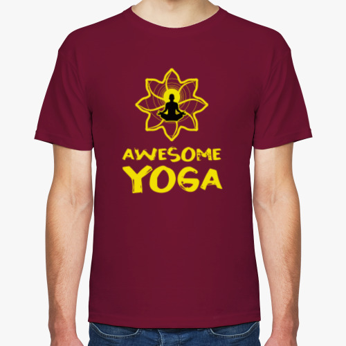 Футболка Awesome yoga - Классная йога