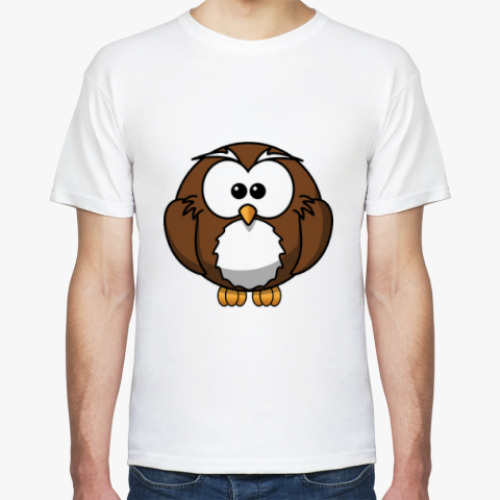 Футболка с принтом Сова
