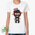 Женская футболка органик