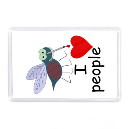 Магнит I love people