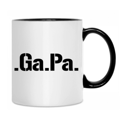 Кружка с принтом Gangsta Panda