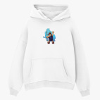 Толстовка худи оверсайз