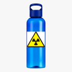 Прозрачная спортивная бутылка