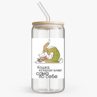 Банка с бамбуковой крышкой