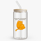 Банка с бамбуковой крышкой