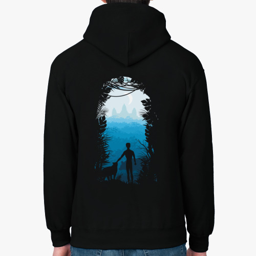 Толстовка худи с принтом Mowgli