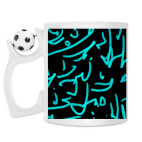 Кружка с футбольным мячиком