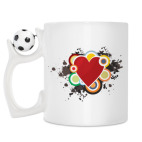 Кружка с футбольным мячиком