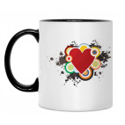 Кружка двухцветная