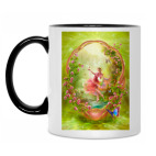 Кружка двухцветная