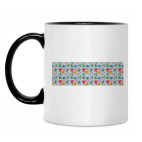 Кружка двухцветная