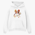 Толстовка худи оверсайз