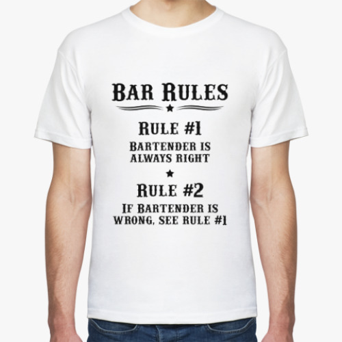 Футболка Bar Rules