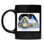 Кружка цветная UV-DTF