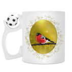 Кружка с футбольным мячиком