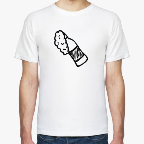 Футболка с принтом Бутылка