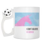 Кружка с футбольным мячиком