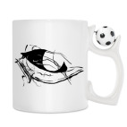 Кружка с футбольным мячиком