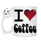 Кружка с футбольным мячиком