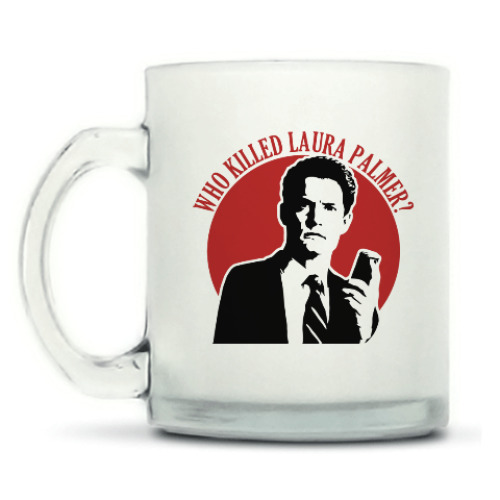 Кружка матовая с принтом Twin Peaks Dale Cooper