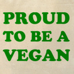  'Proud to be a vegan'