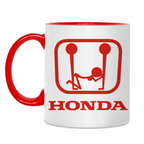 Кружка с принтом Хонда