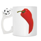 Кружка с футбольным мячиком