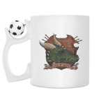 Кружка с футбольным мячиком